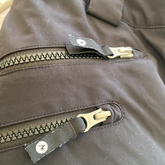 Girls Insulated black Marmot Ski Pants, Size L - Picture 4 of 13
